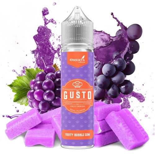 Gusto Fruity Bubble Gum 60