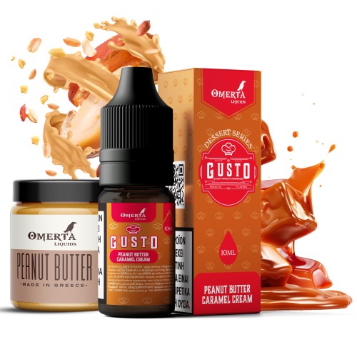 Gusto Peanut Butter Caramel Cream E-Liquid 10ml