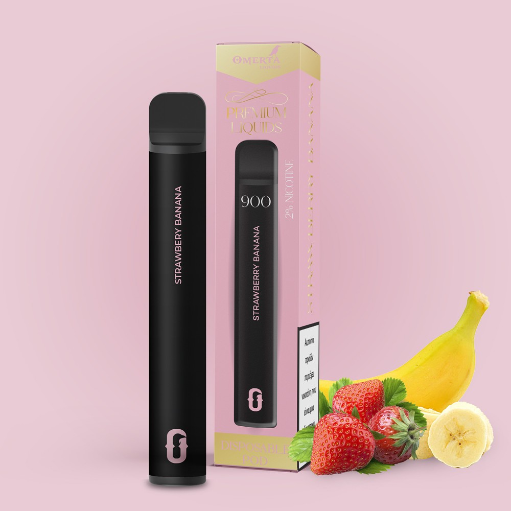 Omerta Pod 900 Strawberry Banana 2%