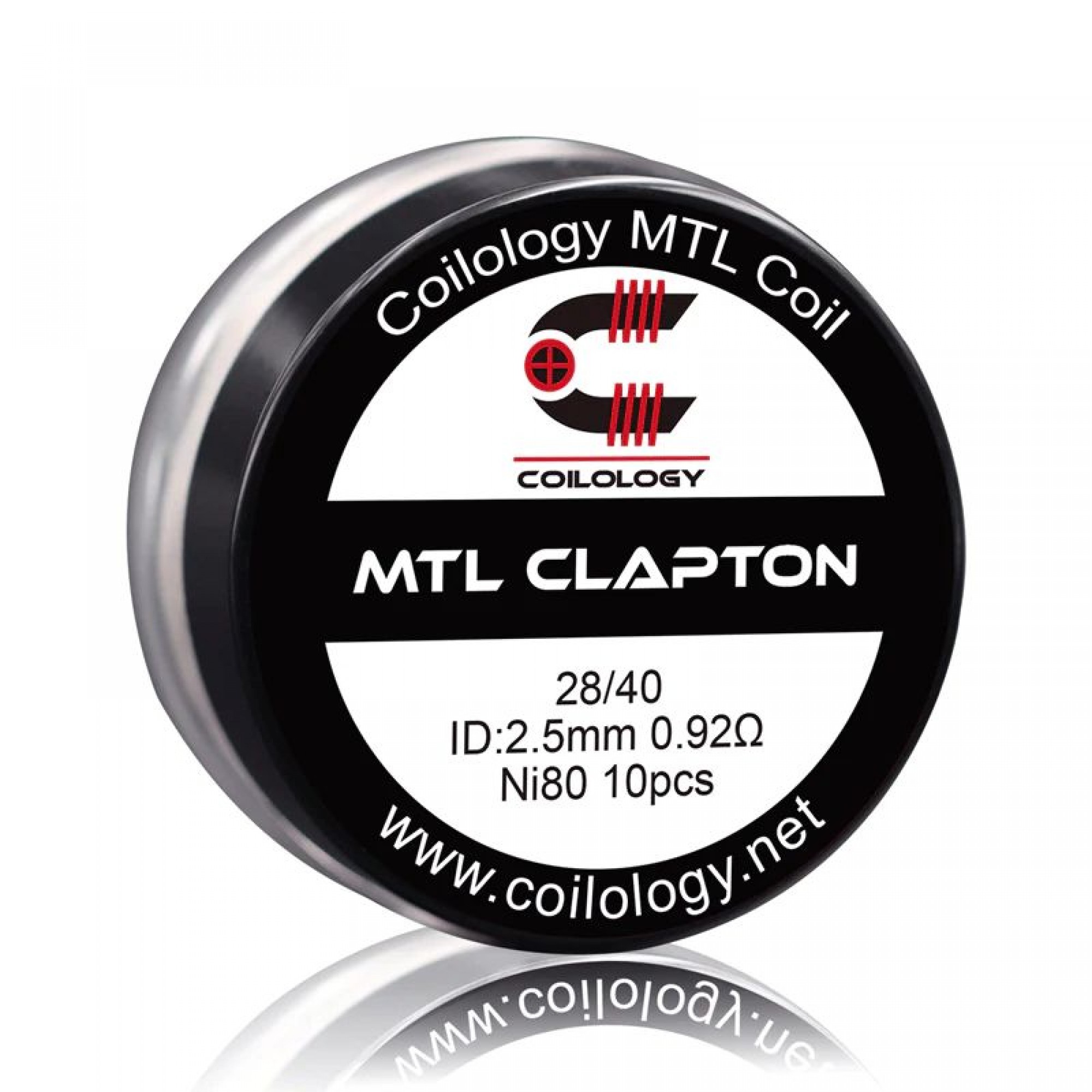 Coilology Ni80 MTL Clapton Prebuilt Coils 0.92Ohm 10pcs