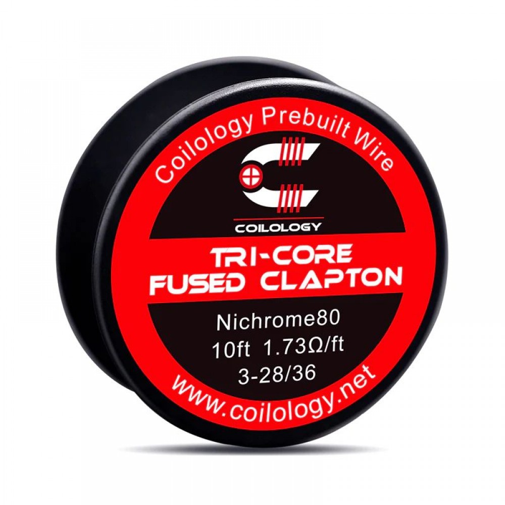 Coilology Ni80 Tri-Core Fused Clapton Wire 3-28*36 3m