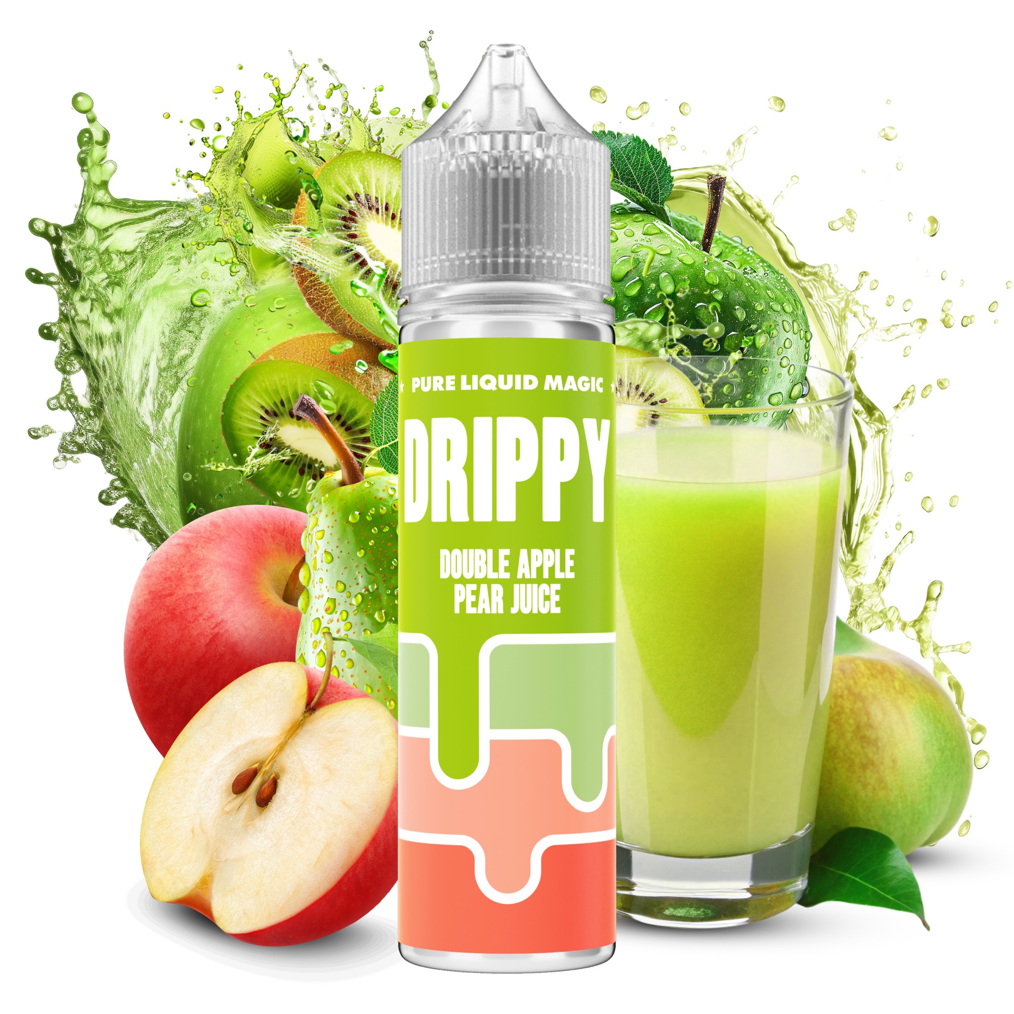 Drippy Double Apple Pear Juice 60