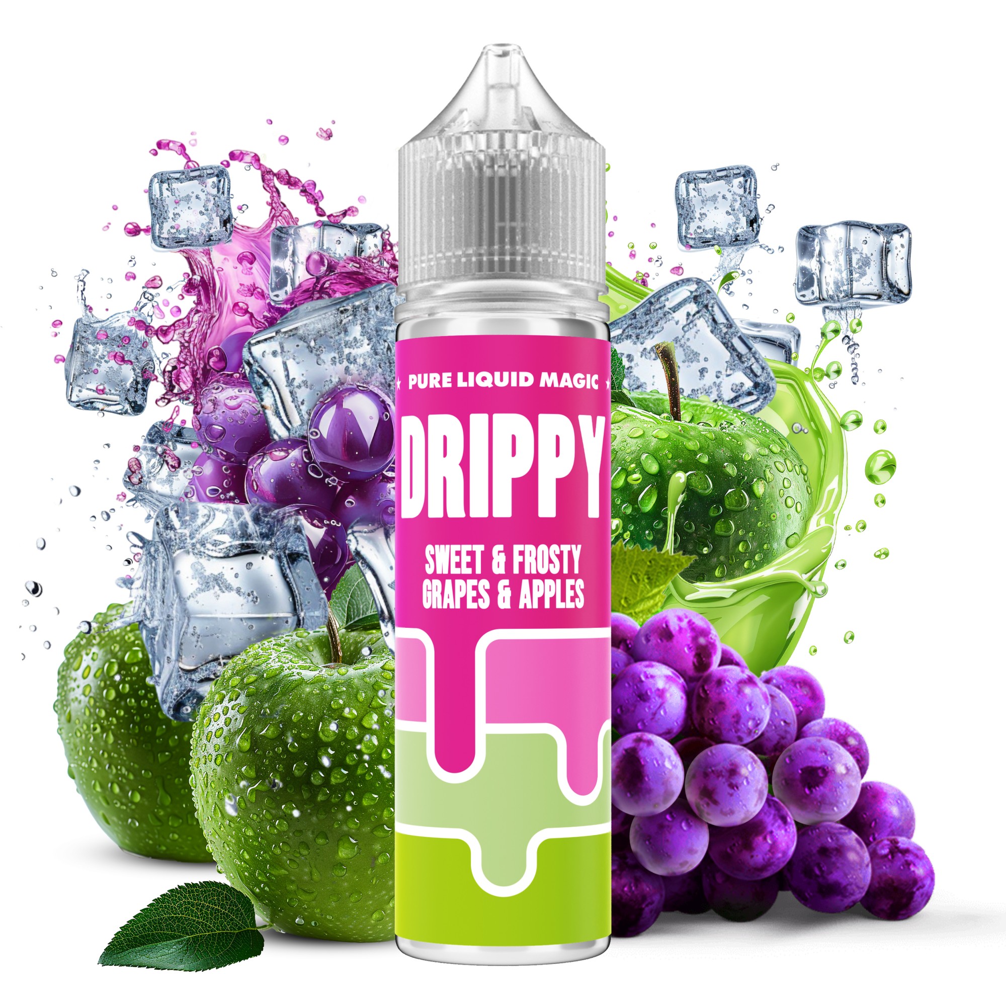 Drippy Sweet & Frosty Grapes & Apples 60