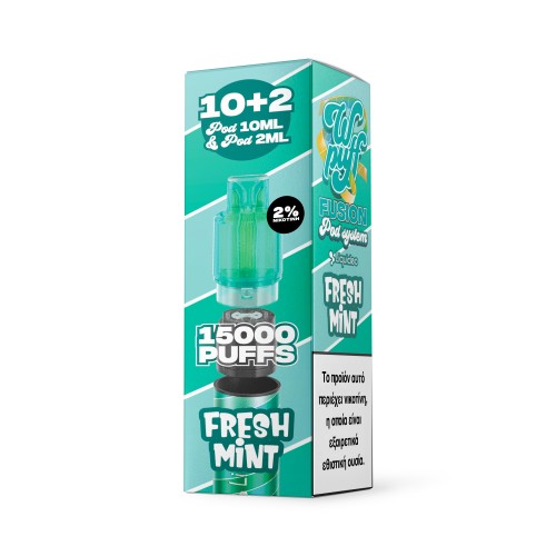 Liquideo Wpuff Refill Pod 10+2ml Fresh Mint