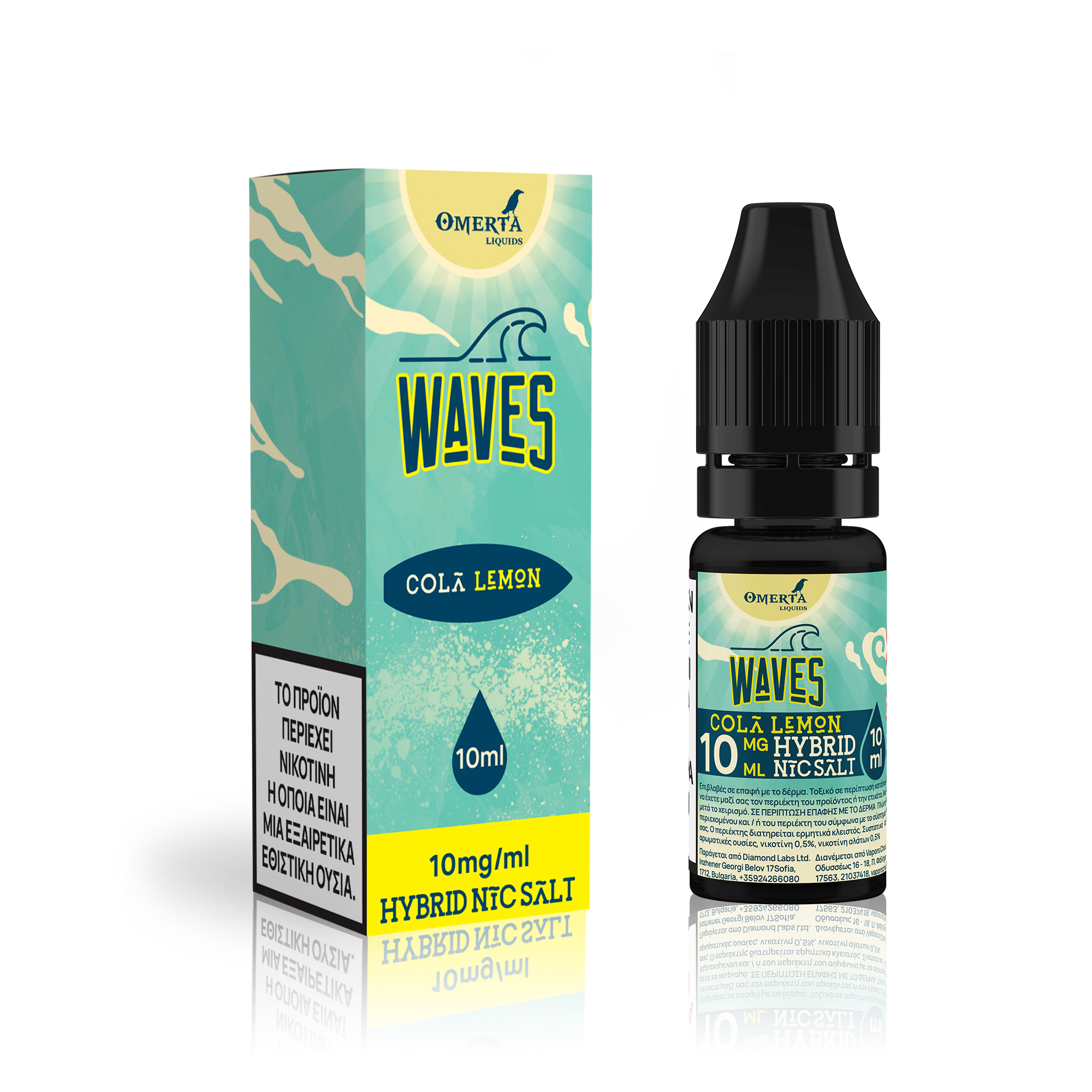 Waves Cola Lemon Salt E-Liquid 10ml