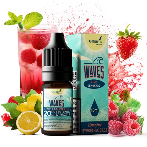 Waves Pink Lemonade Salt E-Liquid 10ml